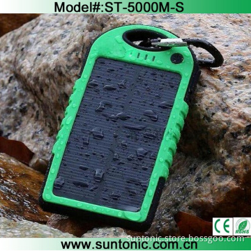 Waterproof Solar Power Bank Charger 5000mAh